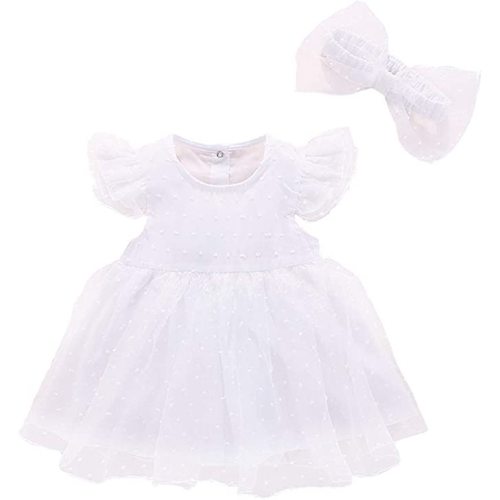 Niyage Baby Girls Clothes Dress Flowers Romper Sets Infant Tutu Bodysuit Party Outfits