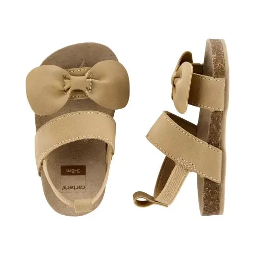 carter's cork sandal baby shoes