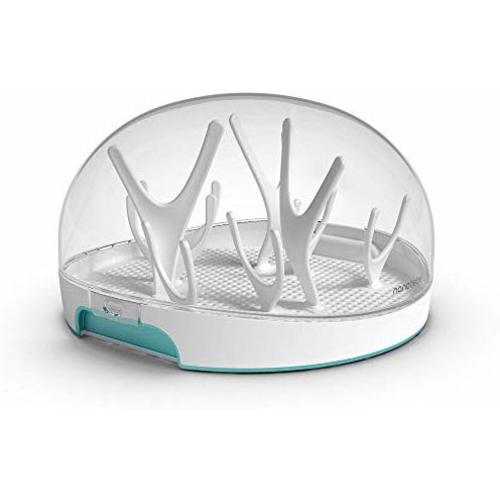 BPA-Free Easily Dry /& Store Breastfeeding Essentials Anywhere with Travel Bottle Drying Rack Adjustable Baby Bottle Drying Mat with Built in Drainer /& 8 Moveable Pegs nanob/éb/é Slim Drying Rack
