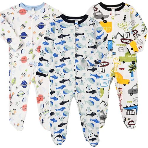 newborn pajamas with mittens