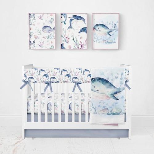dolphin crib bedding