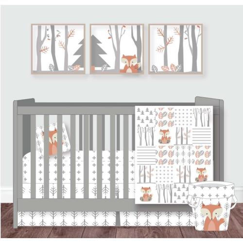 woodland themed baby bedding