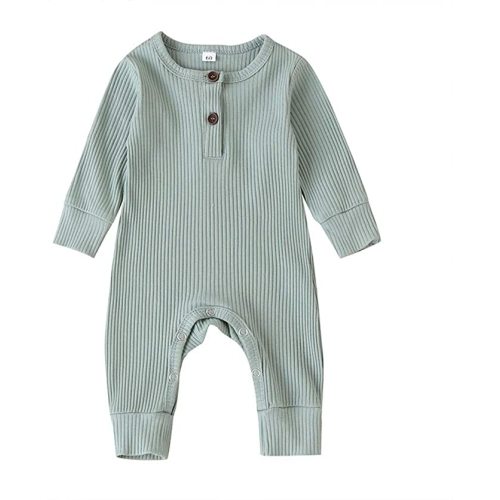 Baby Boy Girls Ribbed Romper One Piece Jumpsuit