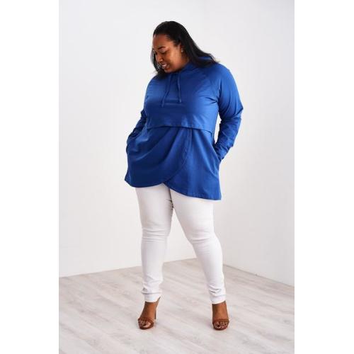 latched mama petal front nursing hoodie
