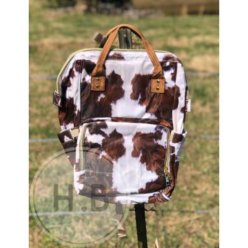 cow diaper backpack