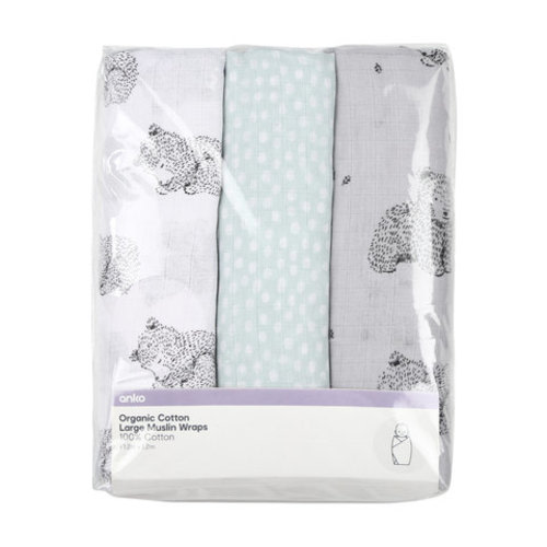 muslin wrap kmart