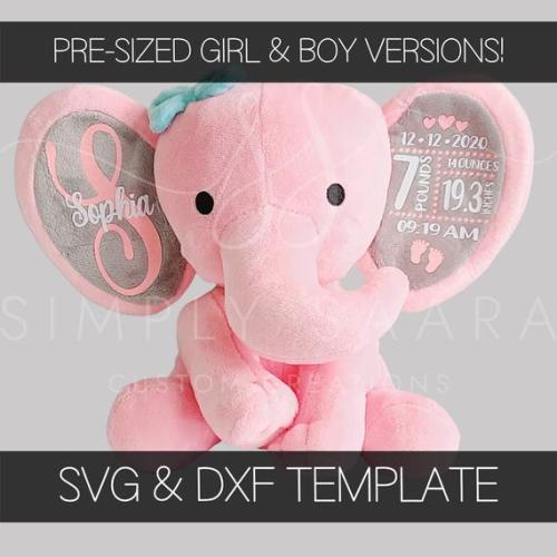 Free Free 234 Birth Stat Elephant Svg Free SVG PNG EPS DXF File