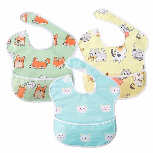 Hudson Baby 5 Pack Infant Drooler Baby Bibs in Lemonade Designs