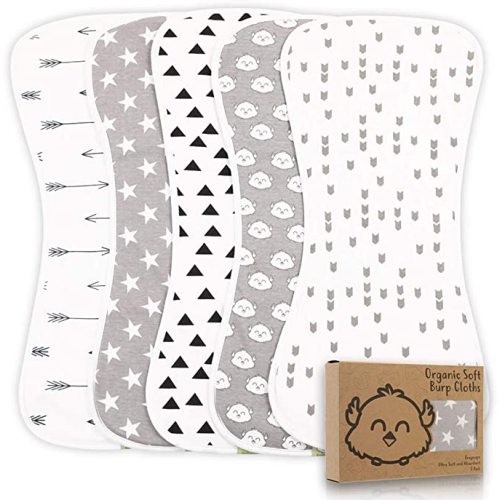 Peter Rabbit Baby Muslin Squares 5 Pack Burp Cloths Bib Gift New