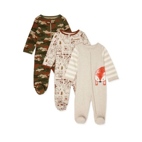 baby pajamas with inverted zipper