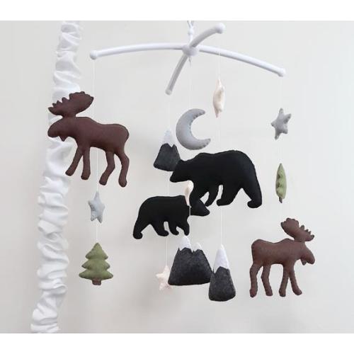 mountain crib mobile