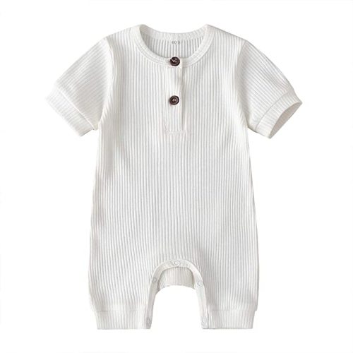 niceclould Newborn Baby Boy Girl Knitted Romper Jumpsuit Solid Long Sleeve Legging Bodysuit Playsuit Clothes Winter 0-18M
