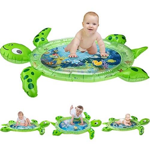 MorTime Inflatable Tummy Time Premium Water mat Infants & Toddlers is The Perfect Fun time Play Activity Center Your Babys Stimulation Growth MorTime Inflatable Tummy Time Premium Water mat Infants & Toddlers is The Perfect Fun time Play Activity Center Your Babys Stimulation Growth