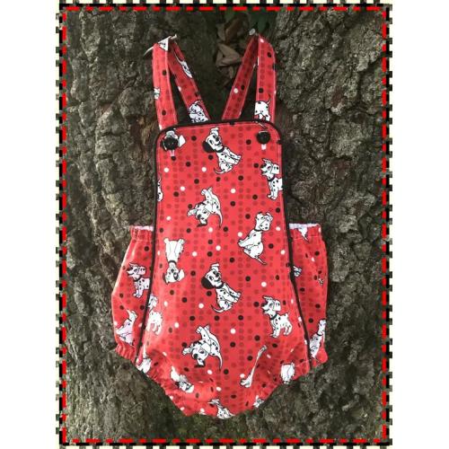 Buy One Get One Free Red Cotton Twins Baby Girl Bodysuit Jumpsuit 2PC Set NB-18M