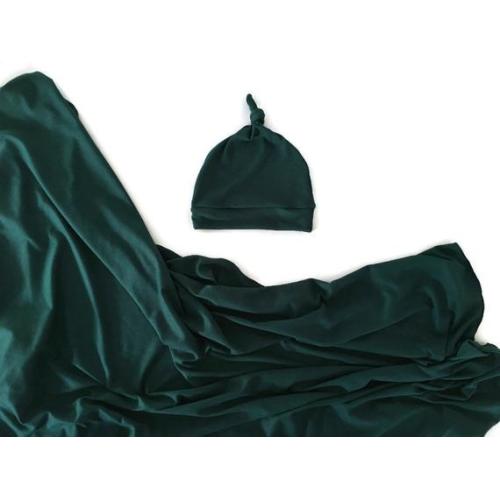 hunter green swaddle