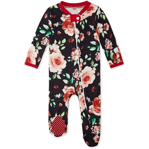 Fanient Baby Girls Boys Pajamas One-Piece Snug Fit Footed Sleep and Play Newborn Long Sleeve Zip Non-Slip Sleepers