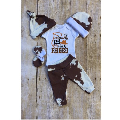 SALE Cute Cowboy Baby Country Western Jumpsuit Shower or Baby Gift