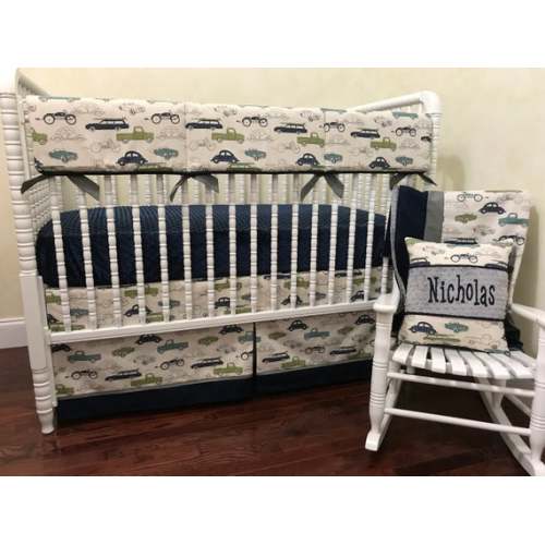 truck baby bedding