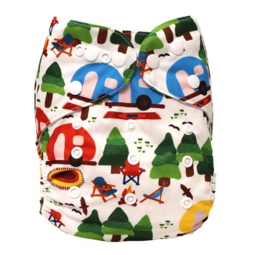 fluffy penguin cloth diapers