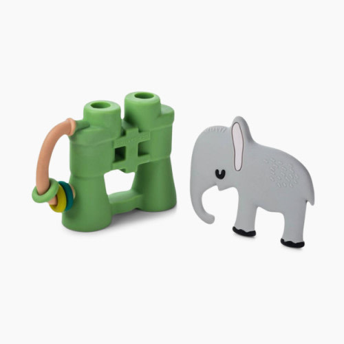 Elephant Bamboo Plate,Baby weaning Set Bamboo Cute dinnerware Blue Cozy Vibe Kids Suction Plate