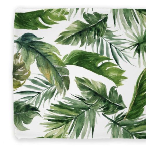 greenery changing pad cover