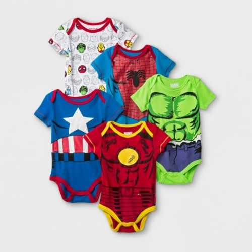 baby disney toy story 5pk bodysuits