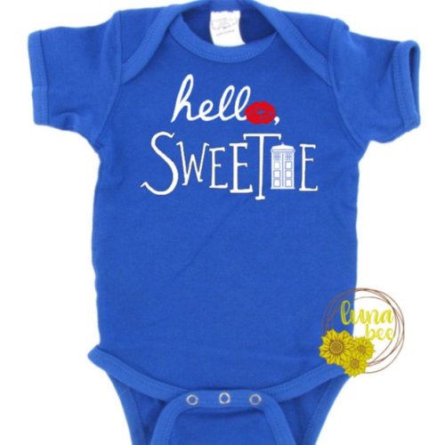 Tardis Baby Doctor Who Baby Onesie Newborn Unisex Geeky Onesie Shower gift