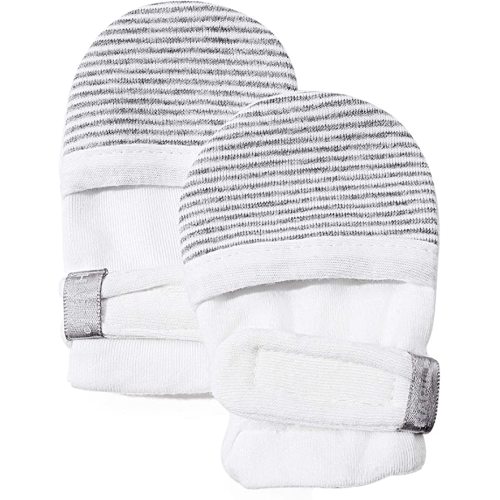 Durio Baby Mittens Newborn Cotton No Scratch Unisex Mittens Gloves for Baby Girls and Boys