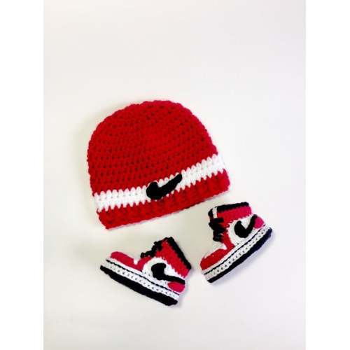 crochet baby jordans