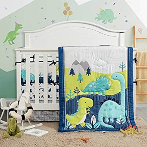 target dinosaur crib bedding