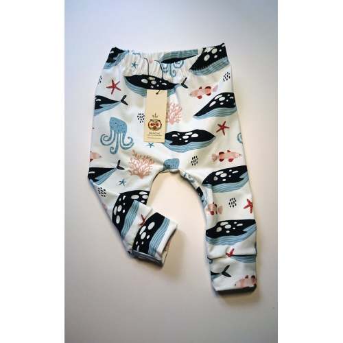 NEW Designer//Organic fabric Harem Pants Age 9-12 months Moonlight Stories