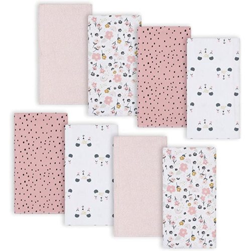 Kite Organic Cotton Polka Dot Rose Bodysuits 2 PackNewborn