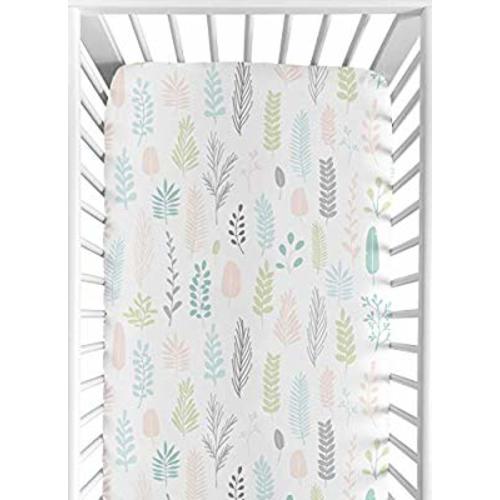 jungle leaf crib bedding