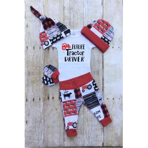 newborn farm outfit