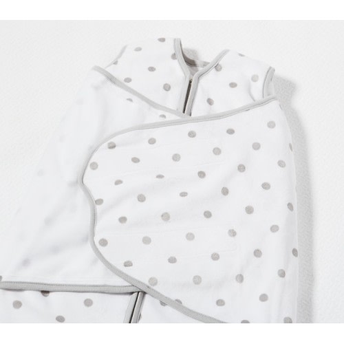 chamois dot halo sleepsack