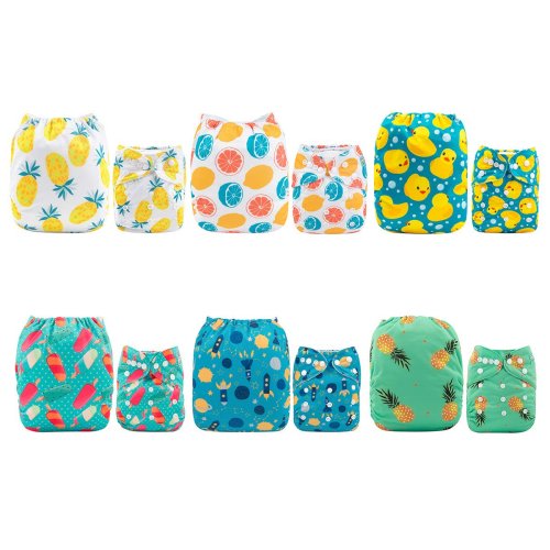 Bambino Mio 6-12 Months Reusable Swim Nappy Multicolour Medium Poppy