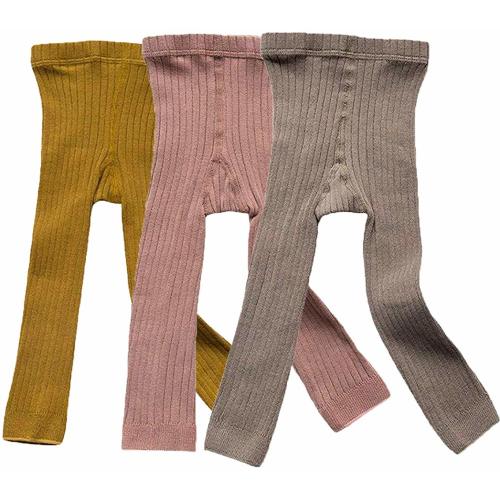 AmbabeOnline Baby Girls Tights Cable Knit Leggings Stockings Cotton Pantyhose for Newborn Infants Toddler 1-4T