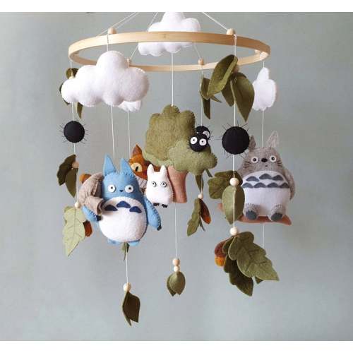 totoro baby mobile