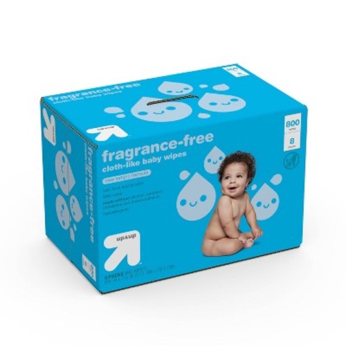 up&up fragrance free baby wipes refill pack