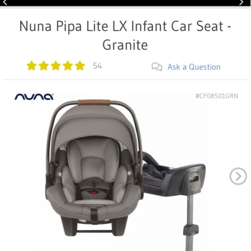 nuna car seat protector