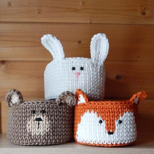 animal basket nursery