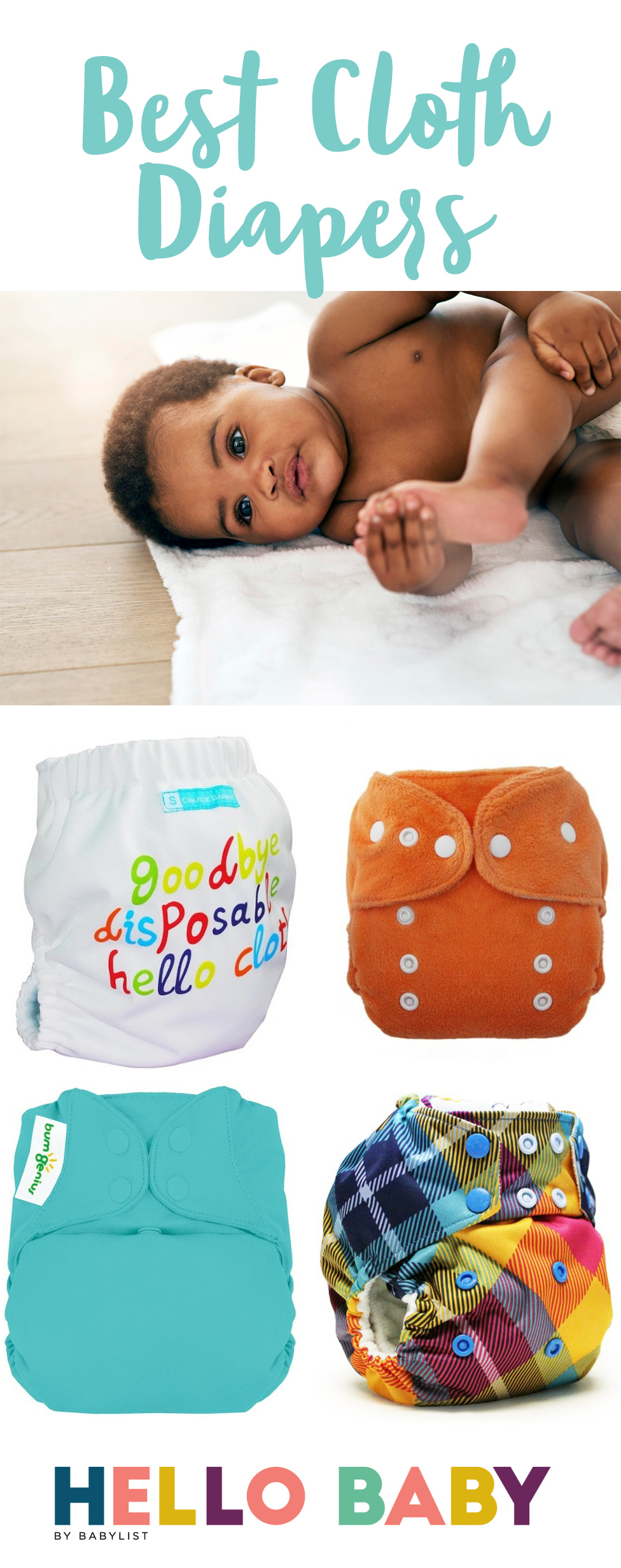 The Four Main Types of Cloth Diapers