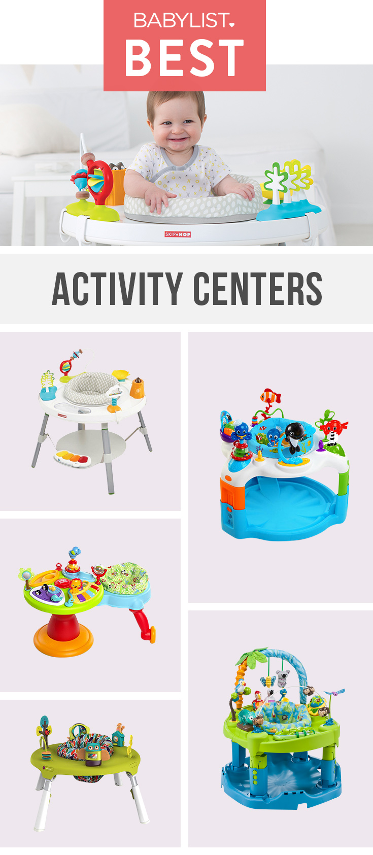 Keep older babies and toddlers entertained with these all-in-one fun zones. 