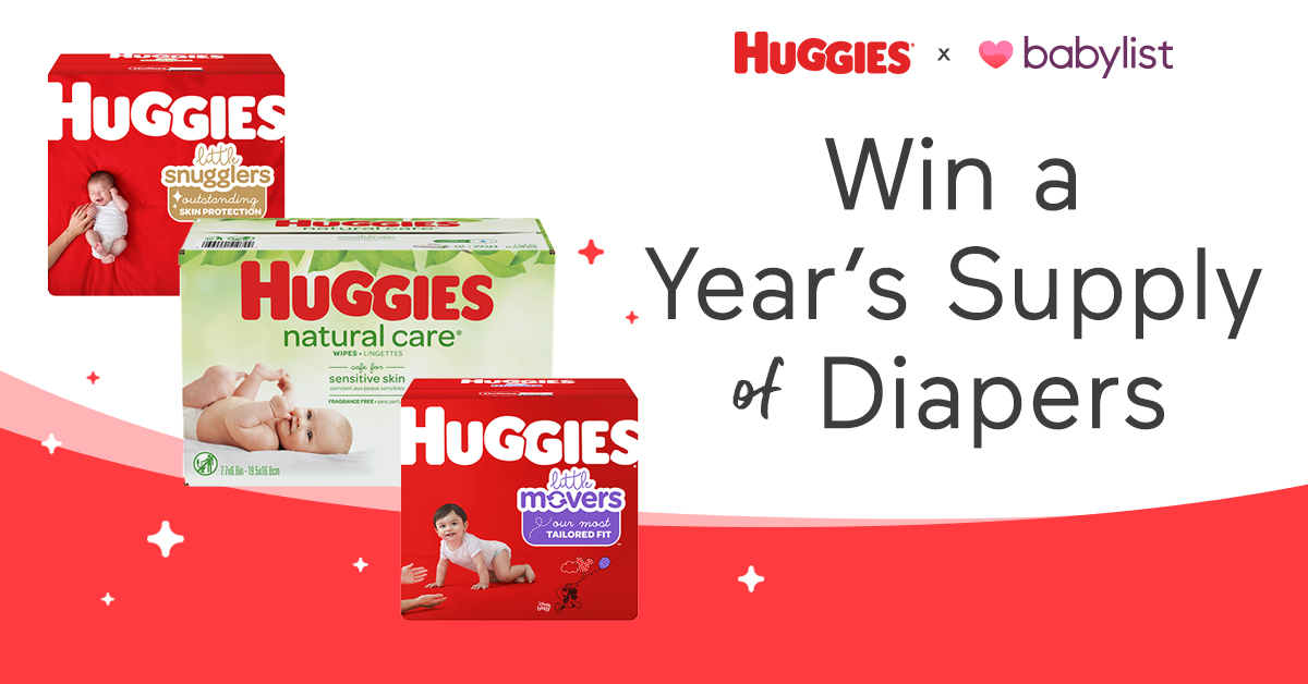 free diapers for a year huggies