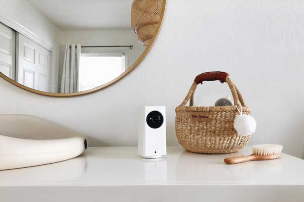 baby monitor in nursery