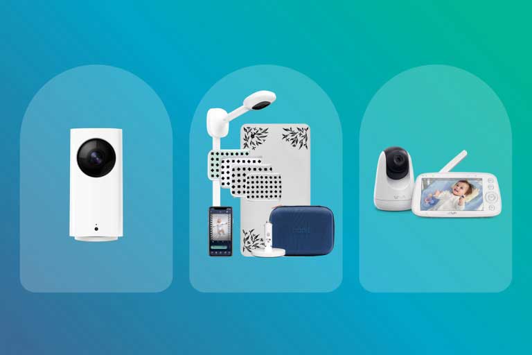collage of baby monitors