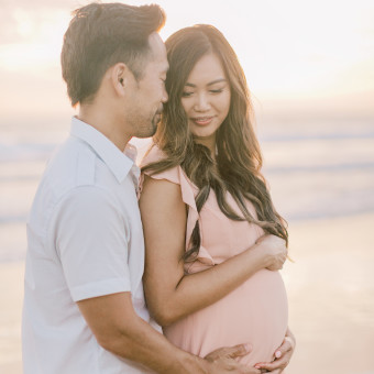 Ophelia and Andrew Matsumoto Baby Registry Photo.