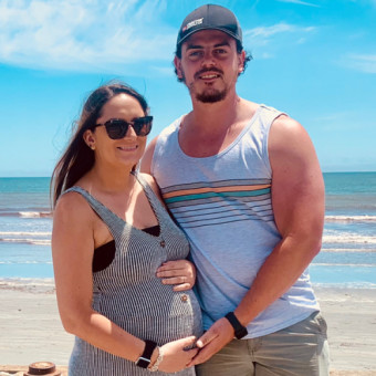 Kyle & Bionca's Baby Registry Photo.