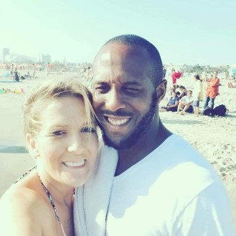 Linsey and Demario Baby Registry Photo.
