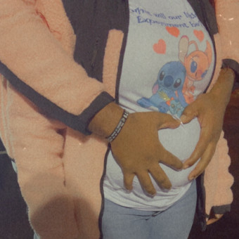 Audrey and Justin’s Baby Registry Photo.